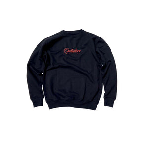 Outsiders Classic Logo Crewneck - Black / Red