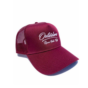 Outsiders RHK Logo Snapback - Burgundy / White