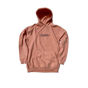 Outsiders Classic Logo Hoodie - Soft Pink / Black