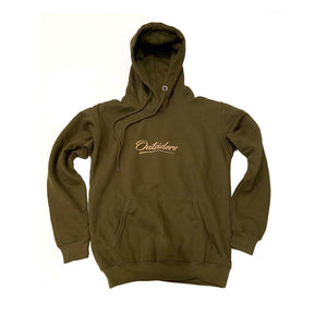 Outsiders Classic Logo Hoodie - Olive / Cream