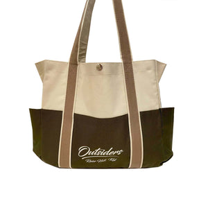 Outsiders Tote Bag - Olive / Beige