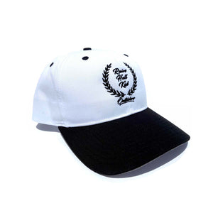 Outsiders Wreath Logo Snapback - White / Black